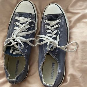 Men’s Sz 12 jean blue converse shoes